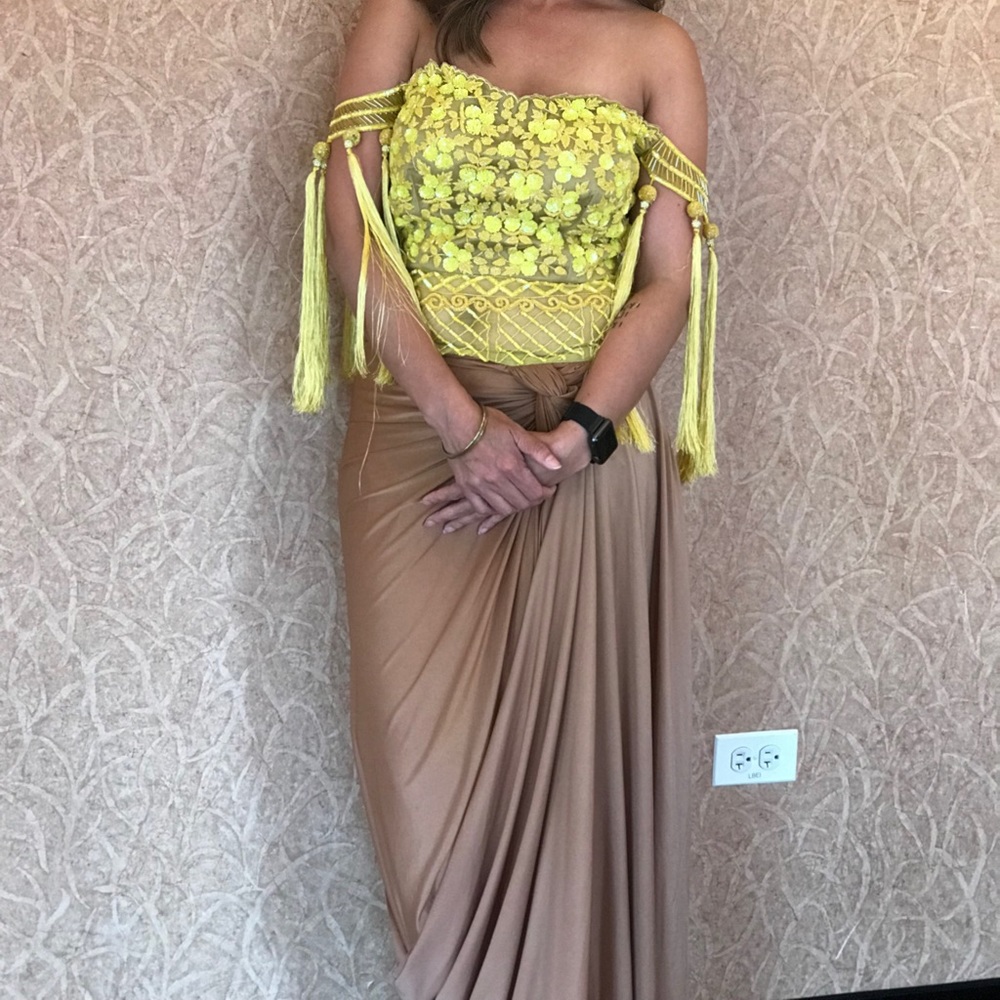 Drape gown
